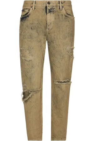 Dolce & Gabbana Ripped slim-fit jeans