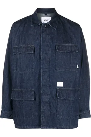 Wtaps Logo-patch denim shirt