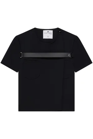 Courrèges Strap-detail T-shirt