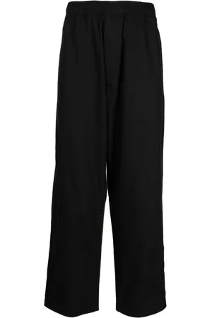 A Bathing Ape Logo-patch elasticated-waist trousers