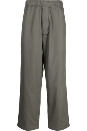 A Bathing Ape Logo-patch elasticated-waist trousers