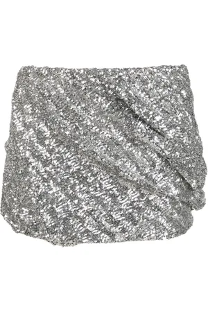 The Attico Sequin-embellished miniskirt