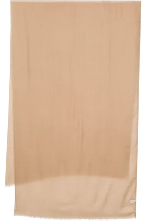 Salvatore Ferragamo Frayed-hem cashmere scarf