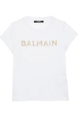 Balmain Logo-embellished cotton T-shirt
