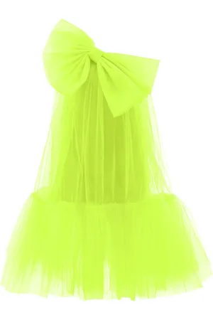 Tulleen Maggi oversize-bow tulle dress