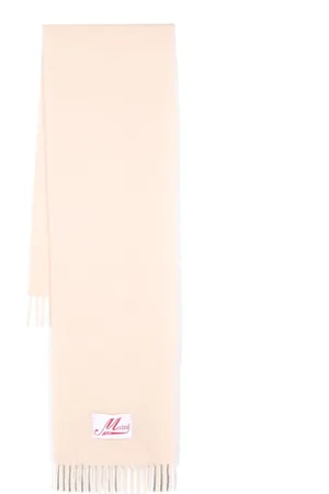 Marni Logo-appliqué alpaca-blend scarf