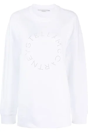 Stella McCartney Rhinestone-embellished logo sweatshirt