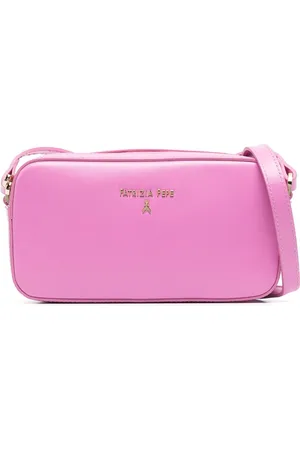 Patrizia Pepe Logo-plaque leather crossbody bag