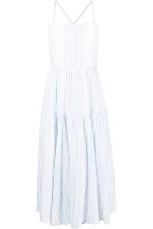 Ralph Lauren Striped linen midi dress