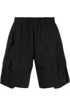 Styland X notRainProof elasticated-waistband cargo shorts
