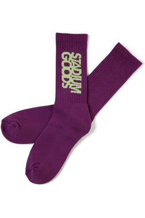 STADIUM GOODS® Logo "Plum" crew socks