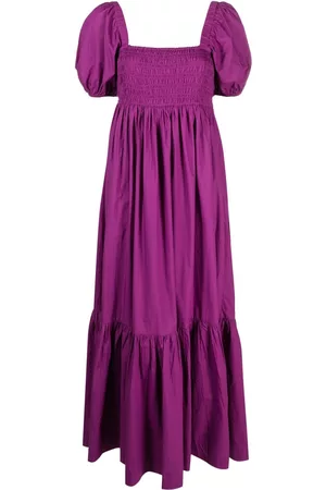 Ganni Kobieta Sukienki Dzienne - Purple