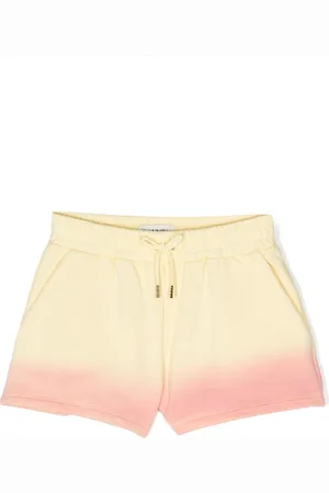 Lanvin Ombré-effect elasticated track shorts