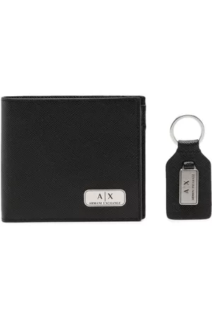 Armani Exchange Mężczyzna Skórzany - Black