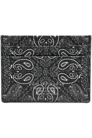 Philipp Plein Logo-print leather cardholder