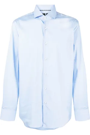 HUGO BOSS Classic-collar long-sleeve shirt