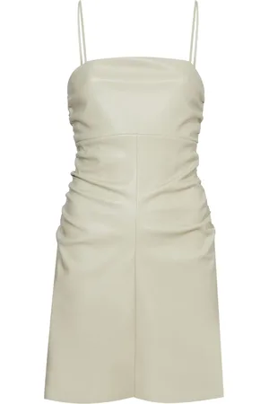 Proenza Schouler Ruched-detail spaghetti-strap minidress