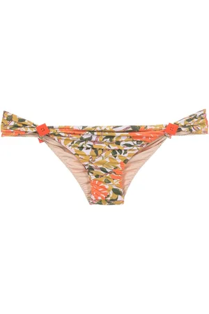 CLUBE BOSSA Rings floral-print bikini bottoms