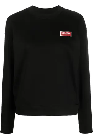 Kenzo Logo-embroidered cotton sweatshirt