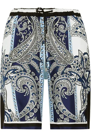 Philipp Plein Paisley-print silk short