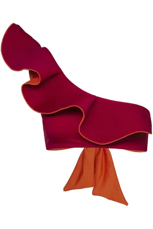 JOHANNA ORTIZ Ayacucho one-shoulder bikini top