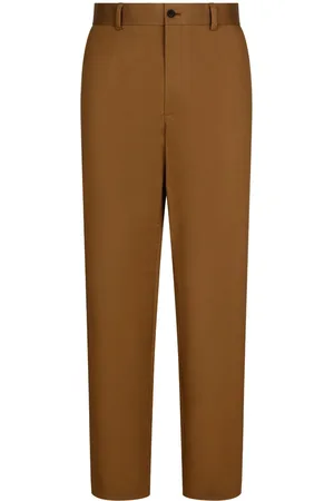 Dolce & Gabbana Front-fastening straight-leg trousers