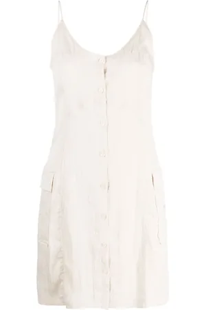 Calvin Klein Sleeveless button-up mini dress