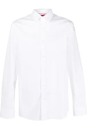 HUGO BOSS Straight-cut cotton shirt