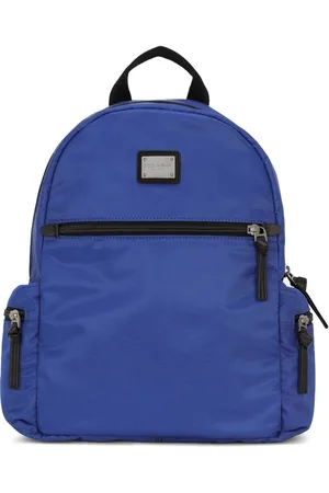 Dolce & Gabbana Logo-plaque zipped backpack