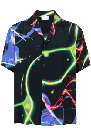P.A.R.O.S.H. Graphic-print silk shirt