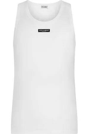 Dolce & Gabbana Logo-patch tank top