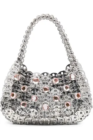 Paco rabanne 1969 metallic crossbody bag