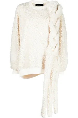 MELITTA BAUMEISTER Braid-detail fleece sweatshirt