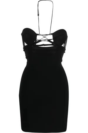 Nensi Dojaka Strappy cut-out minidress