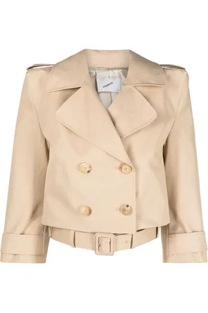 COPERNI Cropped trench jacket