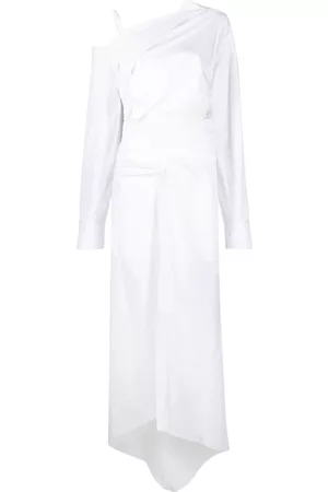 OFF-WHITE Kobieta Sukienki asymetryczne - One-shoulder asymmetric dress