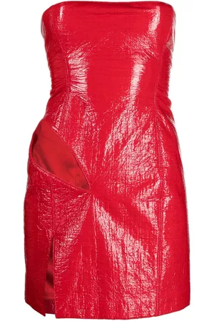 Feben Kobieta Sukienki koktajlowe i wieczorowe - Red
