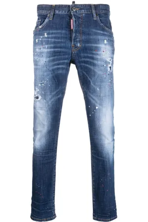 Dsquared2 Pain-splatter skinny jeans