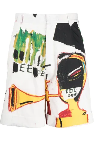 Honey Fucking Dijon Graphic-print cotton shorts