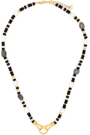 Missoma X Harris Reed In Good Hands beaded gemstone necklace