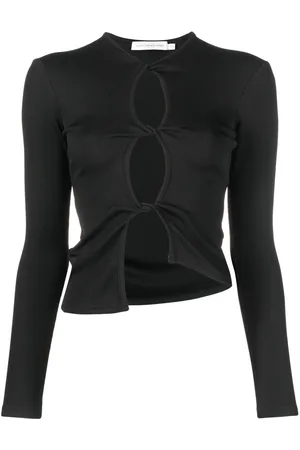 CHRISTOPHER ESBER Twisted-effect cut-out top