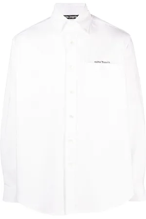 Palm Angels Sartorial-tape cotton shirt