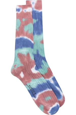 SUICOKE Tie-dye cotton socks