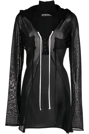 OTTOLINGER Cut-out knitted cardigan hoodie