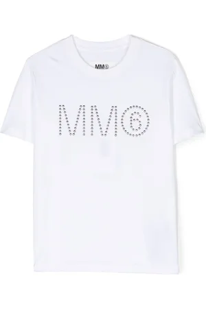 Maison Margiela Stud-embellished short-sleeve T-shirt