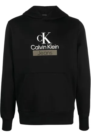 Calvin Klein Logo-print cotton-blend hoodie