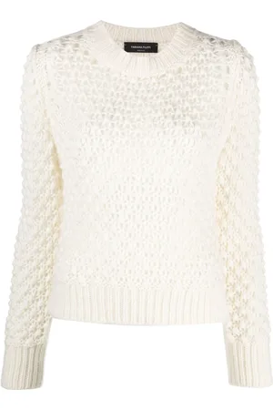 Fabiana Filippi Open-knit long-sleeve jumper