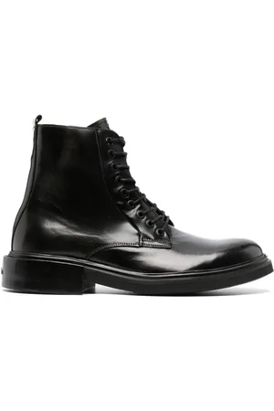 Calvin Klein Leather lace-up boots