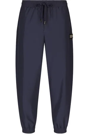 Dolce & Gabbana Logo-plaque drawstring track pants