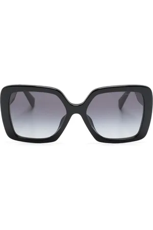 Miu Miu Logo-plaque oversized-frame sunglasses